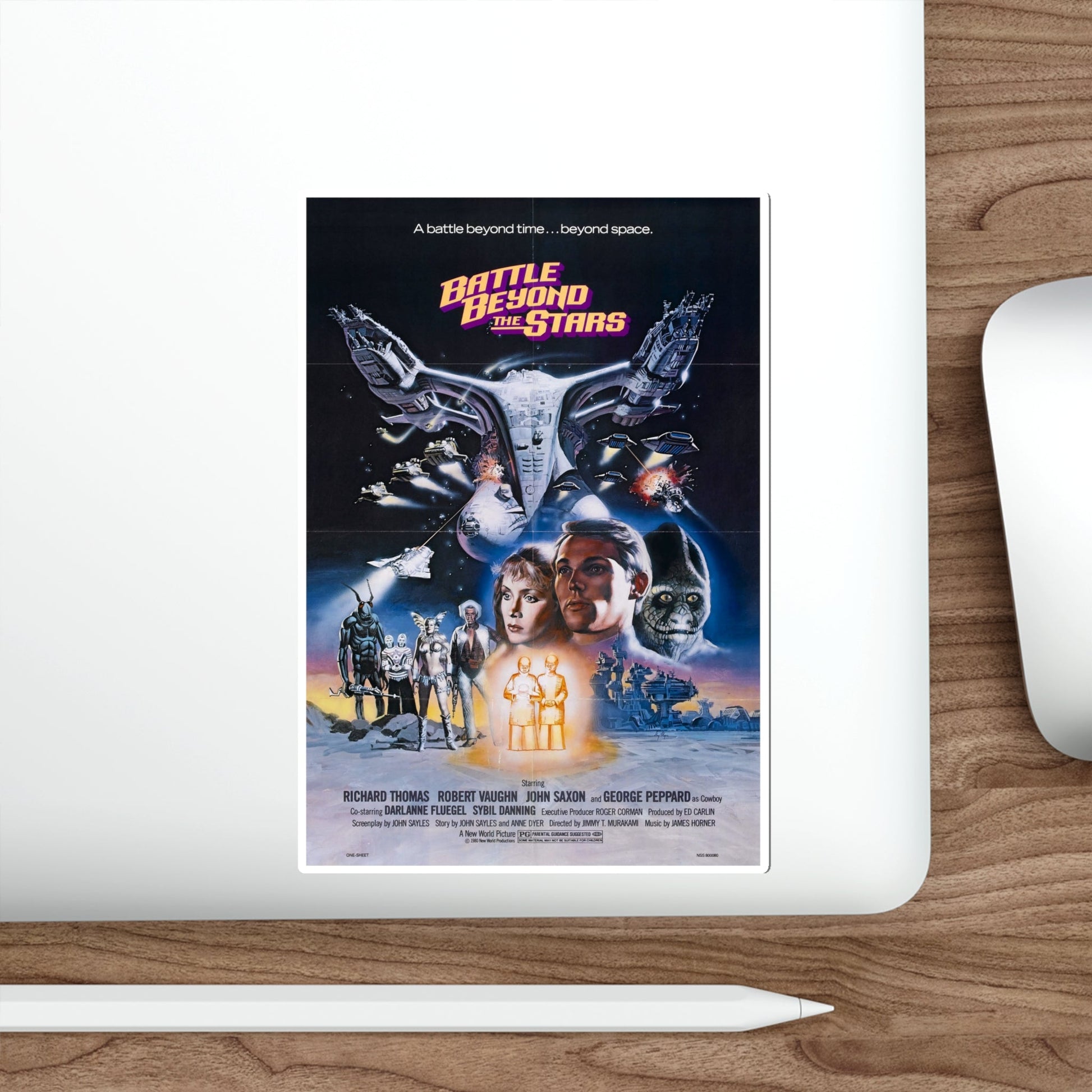 Battle Beyond the Stars 1980 Movie Poster STICKER Vinyl Die-Cut Decal-The Sticker Space