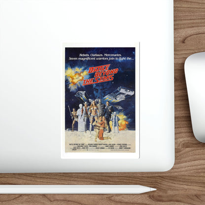 BATTLE BEYOND THE STARS 1980 Movie Poster STICKER Vinyl Die-Cut Decal-The Sticker Space