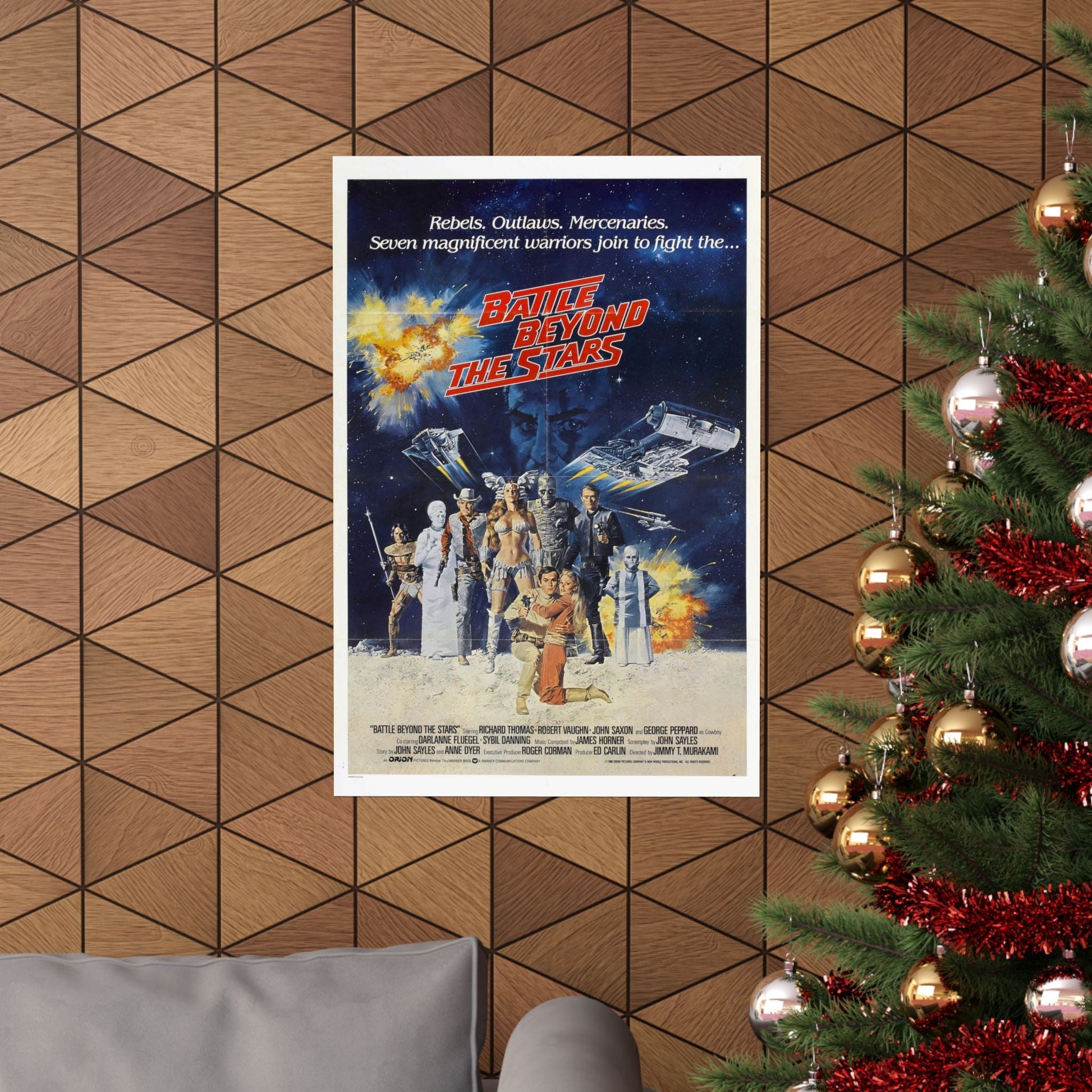 BATTLE BEYOND THE STARS 1980 - Paper Movie Poster-The Sticker Space