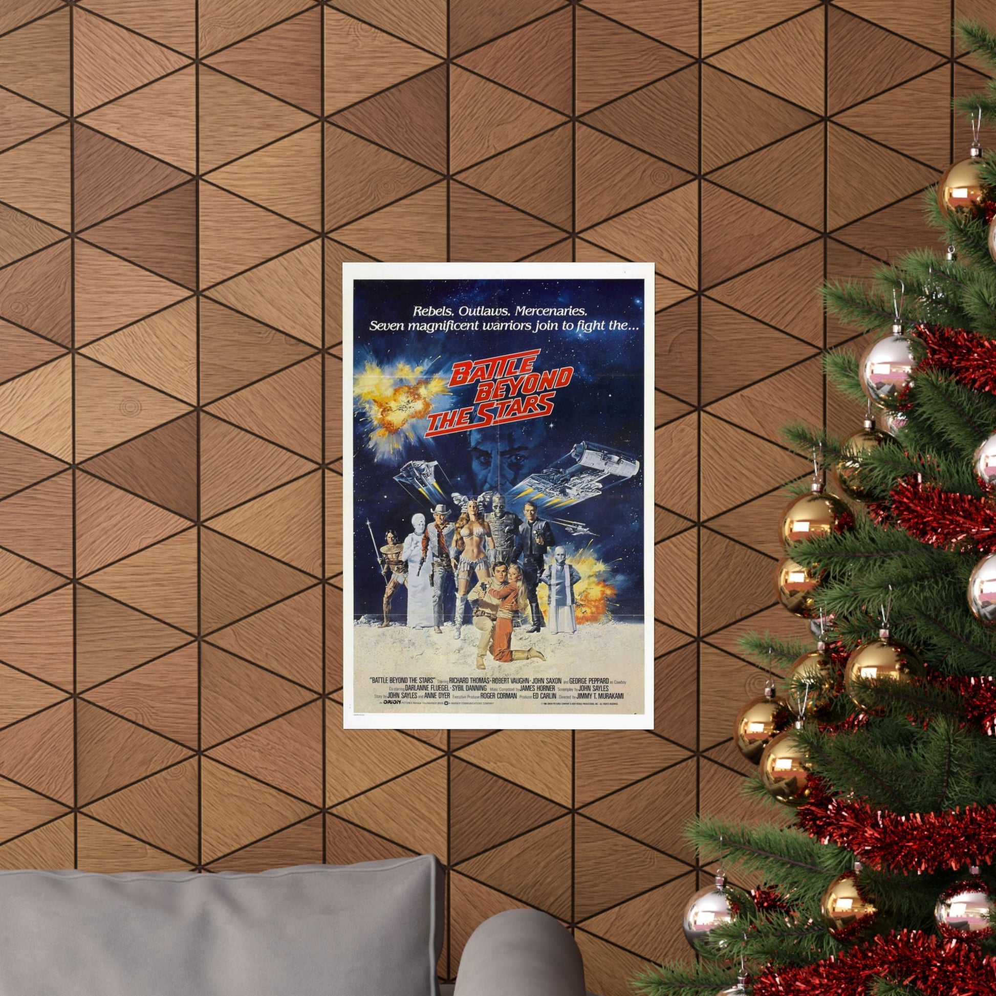 BATTLE BEYOND THE STARS 1980 - Paper Movie Poster-The Sticker Space