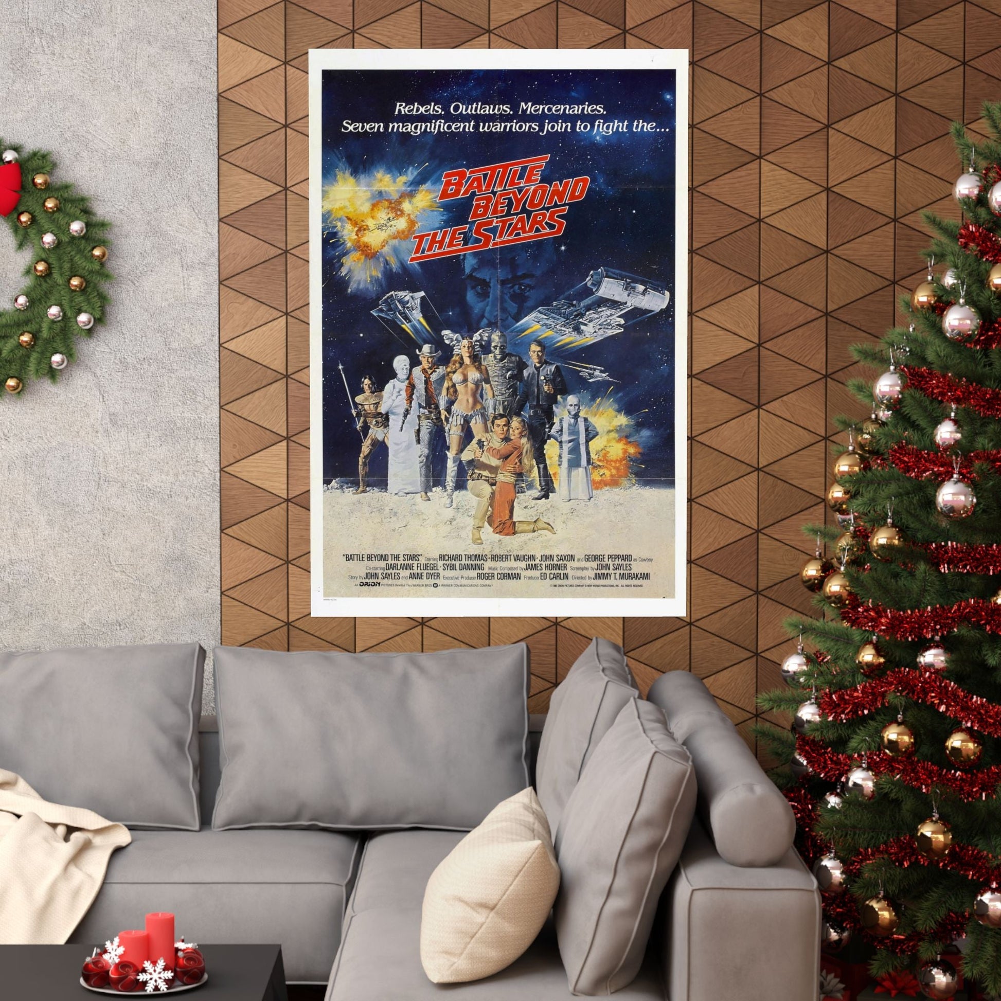 BATTLE BEYOND THE STARS 1980 - Paper Movie Poster-The Sticker Space