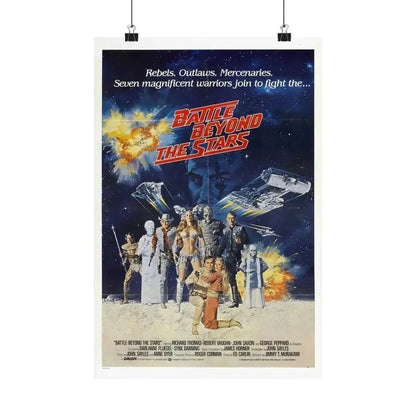 BATTLE BEYOND THE STARS 1980 - Paper Movie Poster - The Sticker Space