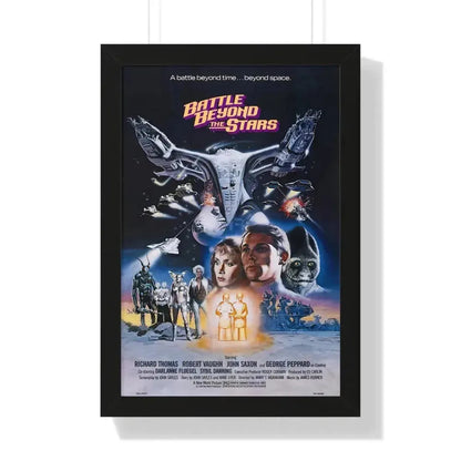 BATTLE BEYOND THE STARS (2) 1980 - Framed Movie Poster 16″ x 24″ Black - The Sticker Space