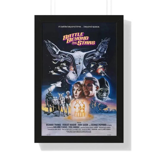 BATTLE BEYOND THE STARS (2) 1980 - Framed Movie Poster 16″ x 24″ Black - The Sticker Space