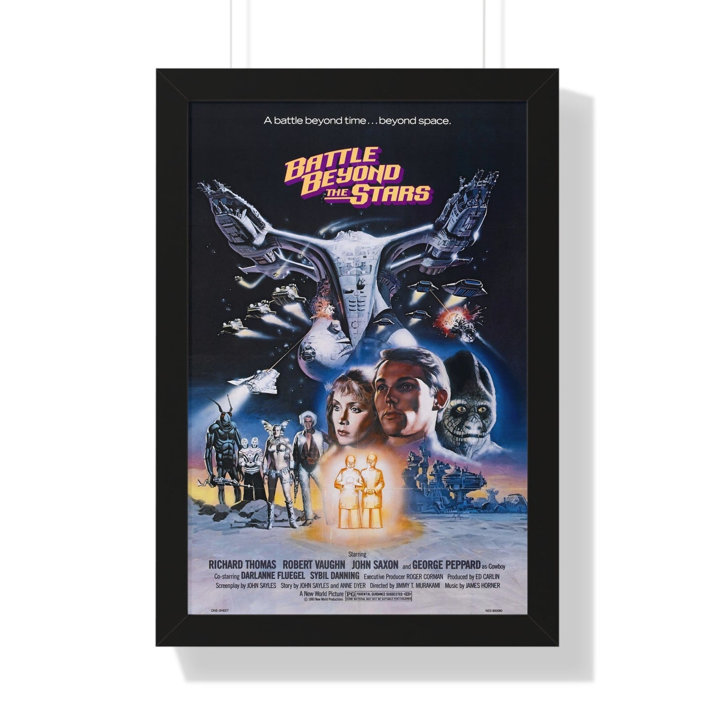 BATTLE BEYOND THE STARS (2) 1980 - Framed Movie Poster-16″ x 24″-The Sticker Space