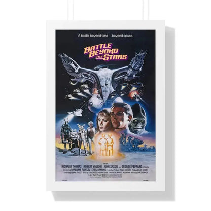 BATTLE BEYOND THE STARS (2) 1980 - Framed Movie Poster 16″ x 24″ White - The Sticker Space