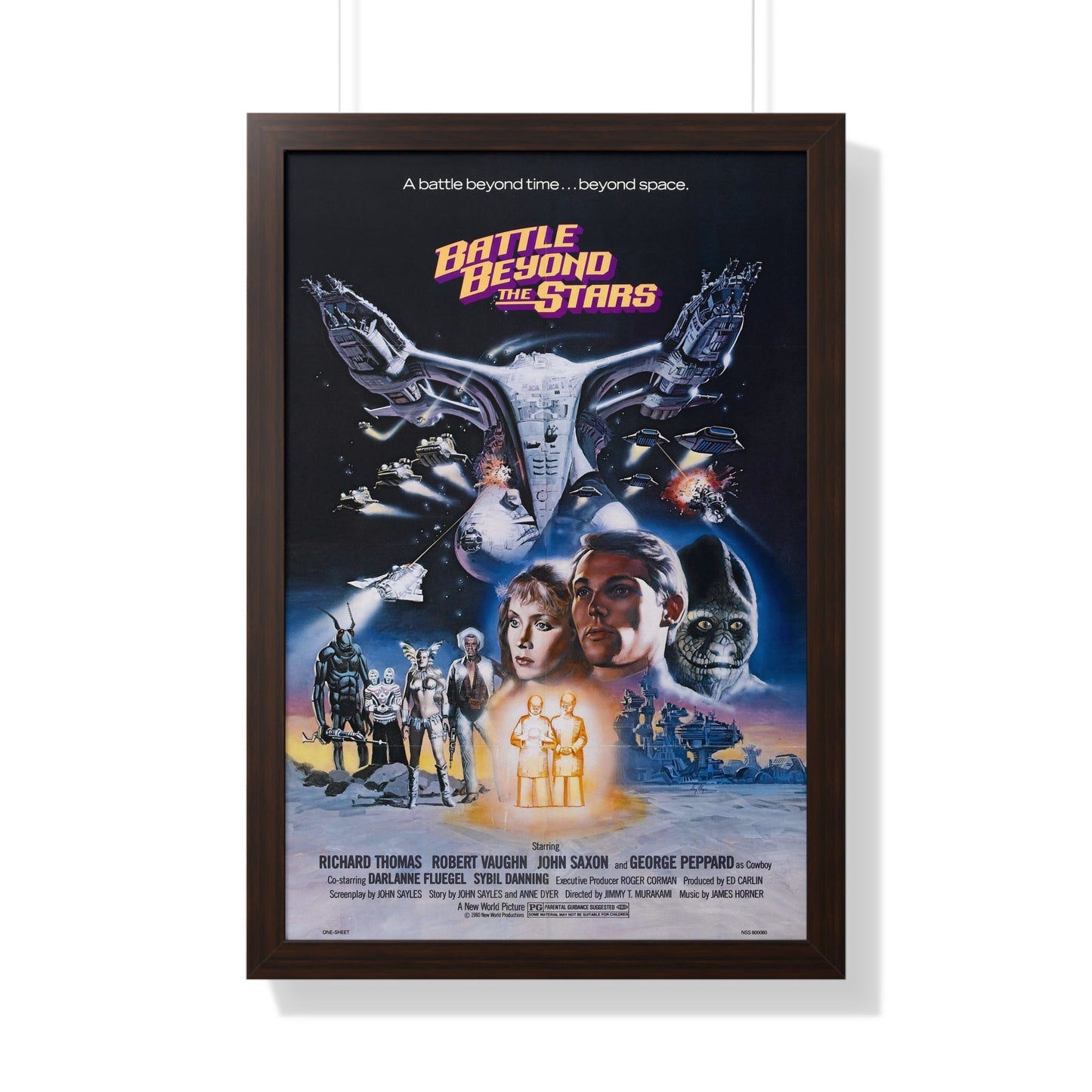 BATTLE BEYOND THE STARS (2) 1980 - Framed Movie Poster-20" x 30"-The Sticker Space