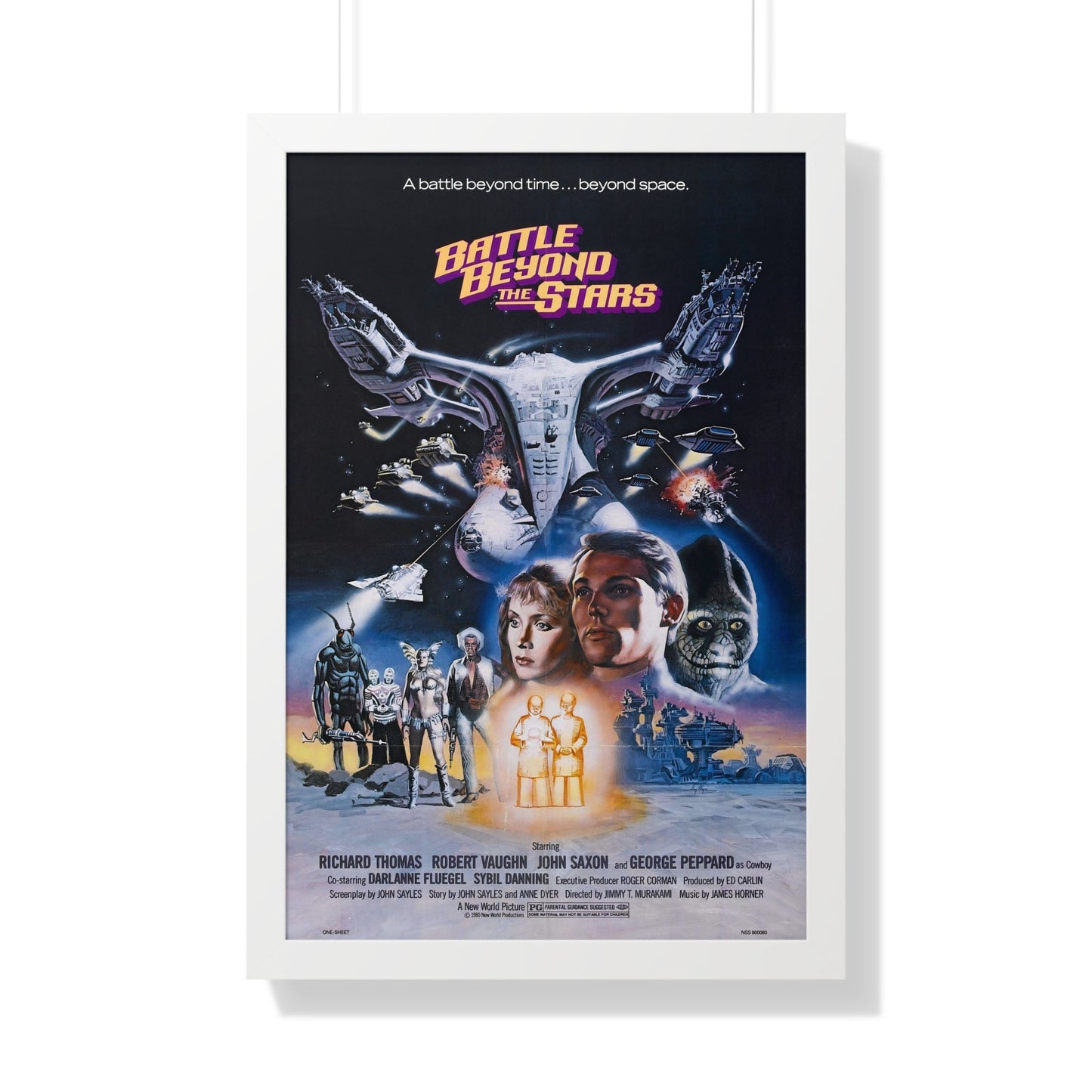 BATTLE BEYOND THE STARS (2) 1980 - Framed Movie Poster-20" x 30"-The Sticker Space