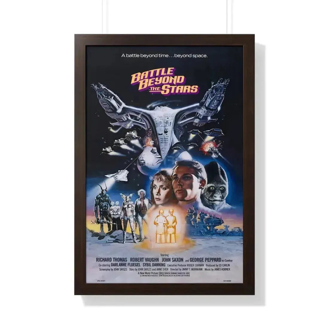 BATTLE BEYOND THE STARS (2) 1980 - Framed Movie Poster - The Sticker Space