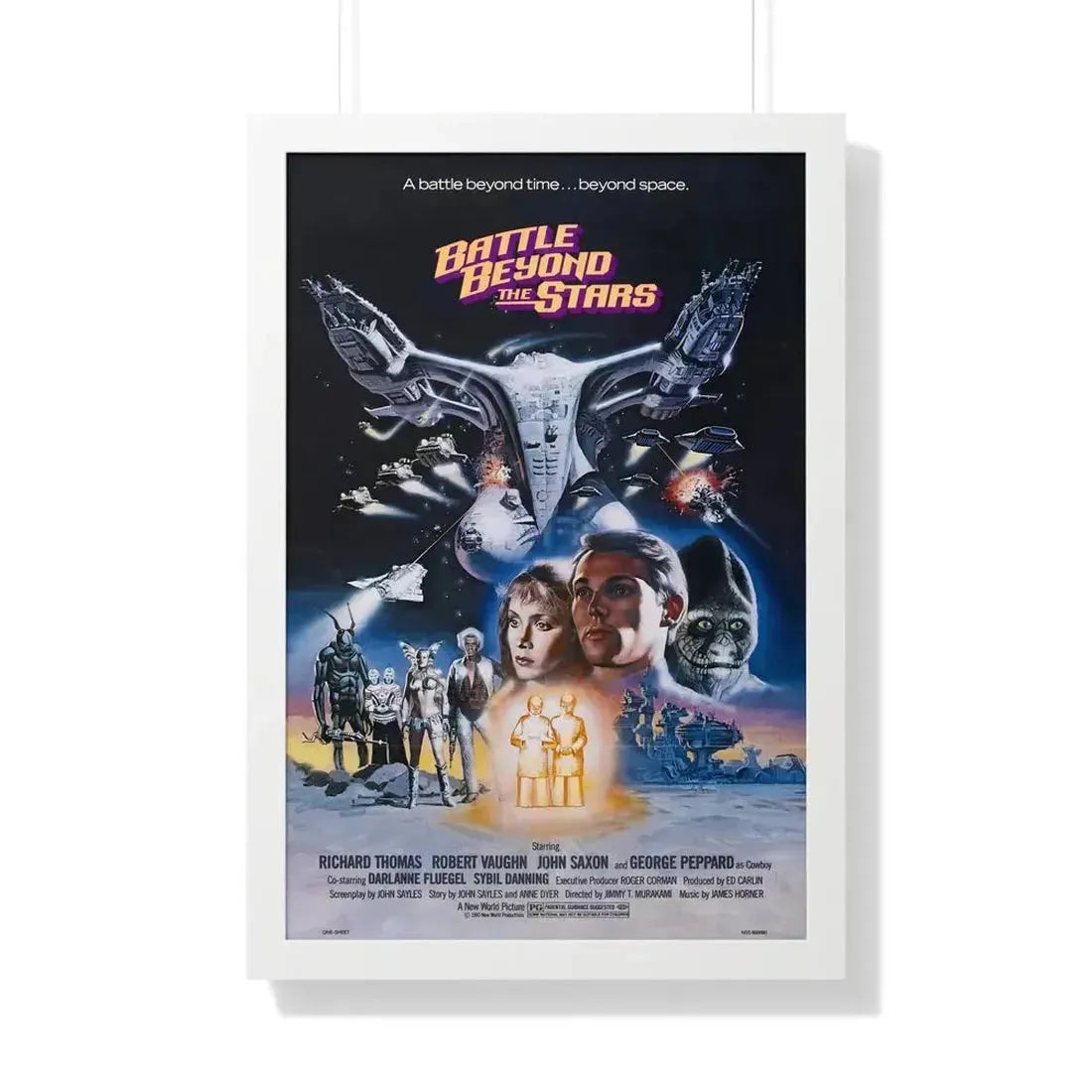 BATTLE BEYOND THE STARS (2) 1980 - Framed Movie Poster - The Sticker Space