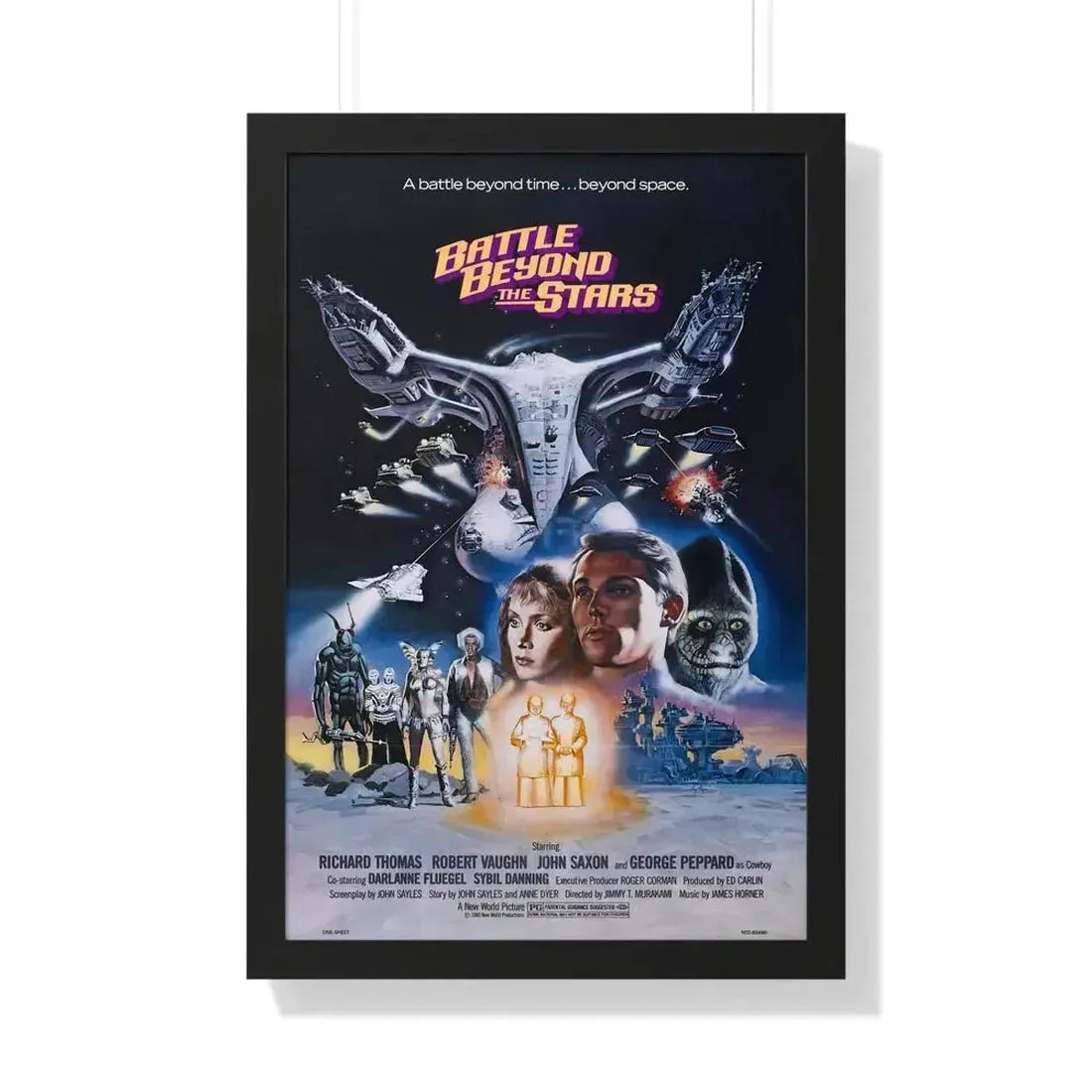 BATTLE BEYOND THE STARS (2) 1980 - Framed Movie Poster - The Sticker Space