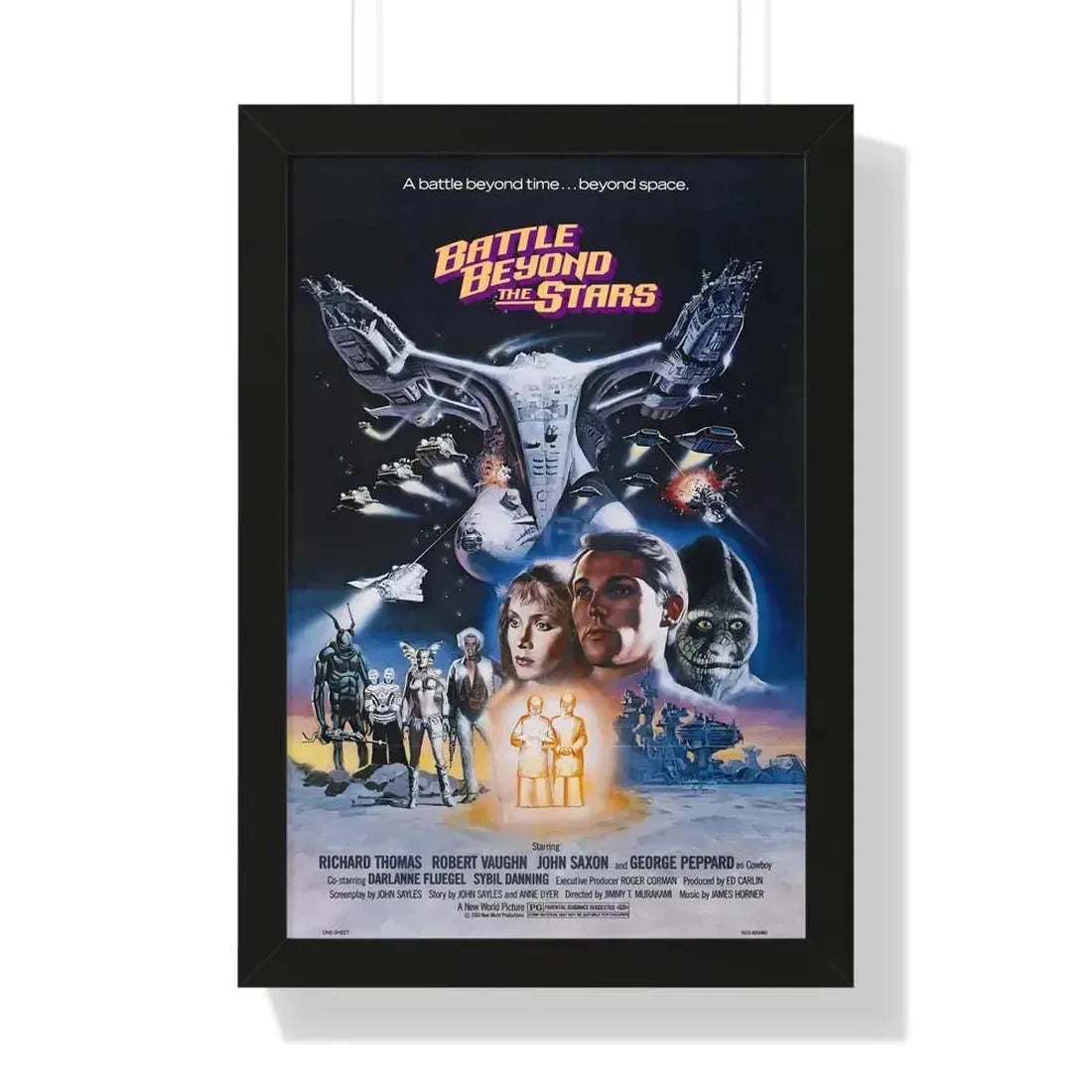 BATTLE BEYOND THE STARS (2) 1980 - Framed Movie Poster - The Sticker Space