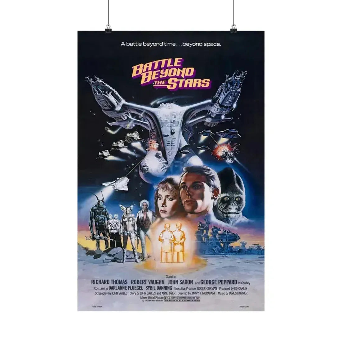 BATTLE BEYOND THE STARS (2) 1980 - Paper Movie Poster 20″ x 30″ Matte - The Sticker Space