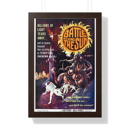 BATTLE BEYOND THE SUN 1959 - Framed Movie Poster-16″ x 24″-The Sticker Space