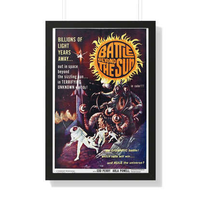 BATTLE BEYOND THE SUN 1959 - Framed Movie Poster-20" x 30"-The Sticker Space