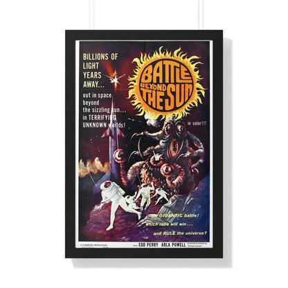BATTLE BEYOND THE SUN 1959 - Framed Movie Poster - The Sticker Space