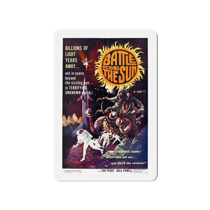 BATTLE BEYOND THE SUN 1959 Movie Poster - Die-Cut Magnet-4" x 4"-The Sticker Space