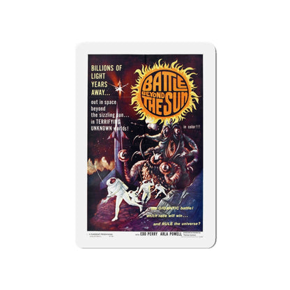 BATTLE BEYOND THE SUN 1959 Movie Poster - Die-Cut Magnet-5" x 5"-The Sticker Space