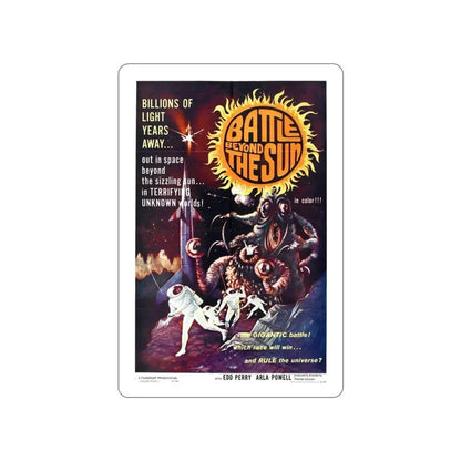 BATTLE BEYOND THE SUN 1959 Movie Poster STICKER Vinyl Die-Cut Decal 3 Inch - The Sticker Space