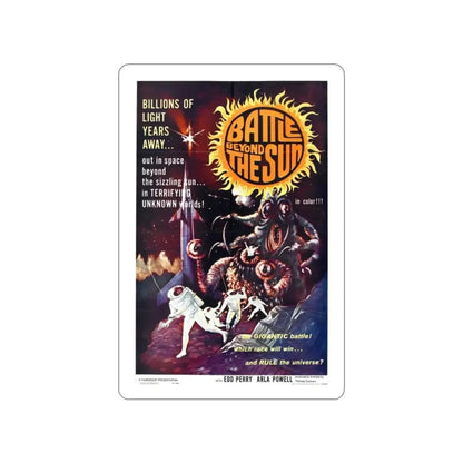 BATTLE BEYOND THE SUN 1959 Movie Poster STICKER Vinyl Die-Cut Decal - The Sticker Space