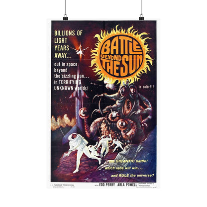 BATTLE BEYOND THE SUN 1959 - Paper Movie Poster-16″ x 24″-The Sticker Space