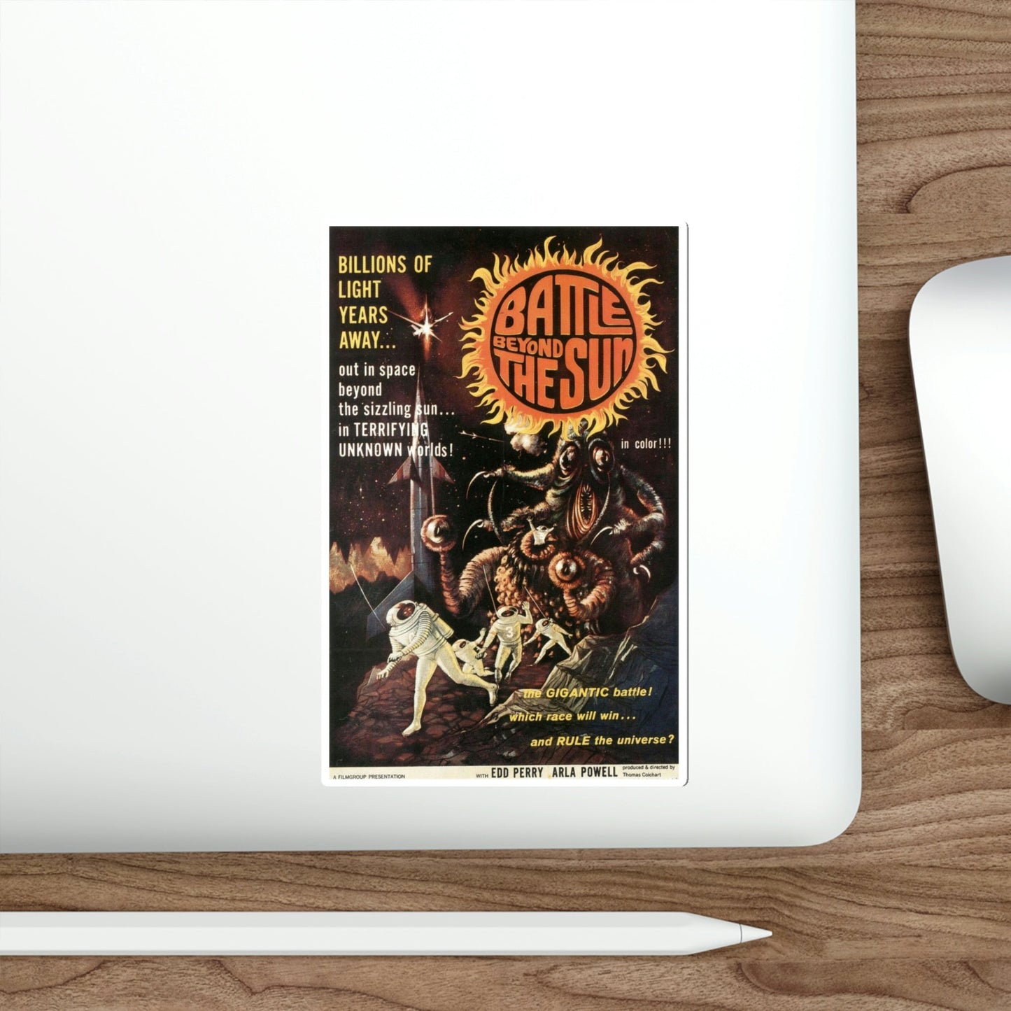 Battle Beyond the Sun 1962 Movie Poster STICKER Vinyl Die-Cut Decal-The Sticker Space