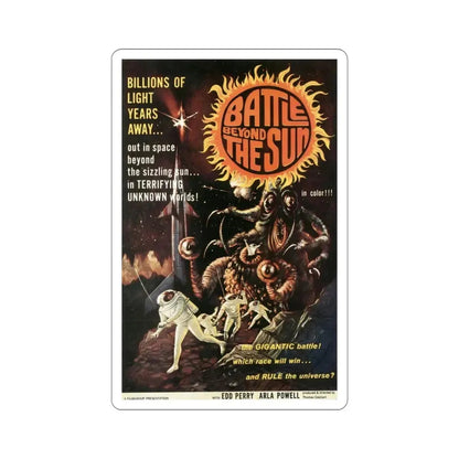 Battle Beyond the Sun 1962 Movie Poster STICKER Vinyl Die-Cut Decal 5 Inch - The Sticker Space