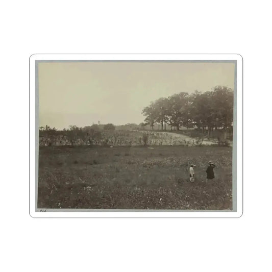 Battle-Field of Gettysburg. Scene of General Reynold's Death (U.S. Civil War) STICKER Vinyl Kiss-Cut Decal 2 Inch White - The Sticker Space