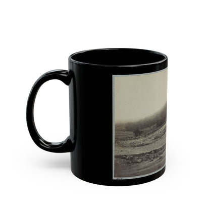 Battle-Field Of Gettysburg. Culp's Hill (U.S. Civil War) Black Coffee Mug