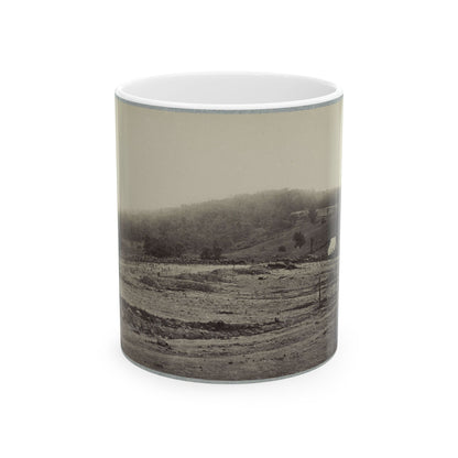 Battle-Field Of Gettysburg. Culp's Hill (U.S. Civil War) White Coffee Mug