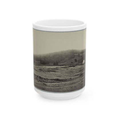 Battle-Field Of Gettysburg. Culp's Hill (U.S. Civil War) White Coffee Mug