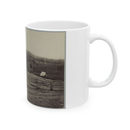 Battle-Field Of Gettysburg. Culp's Hill (U.S. Civil War) White Coffee Mug