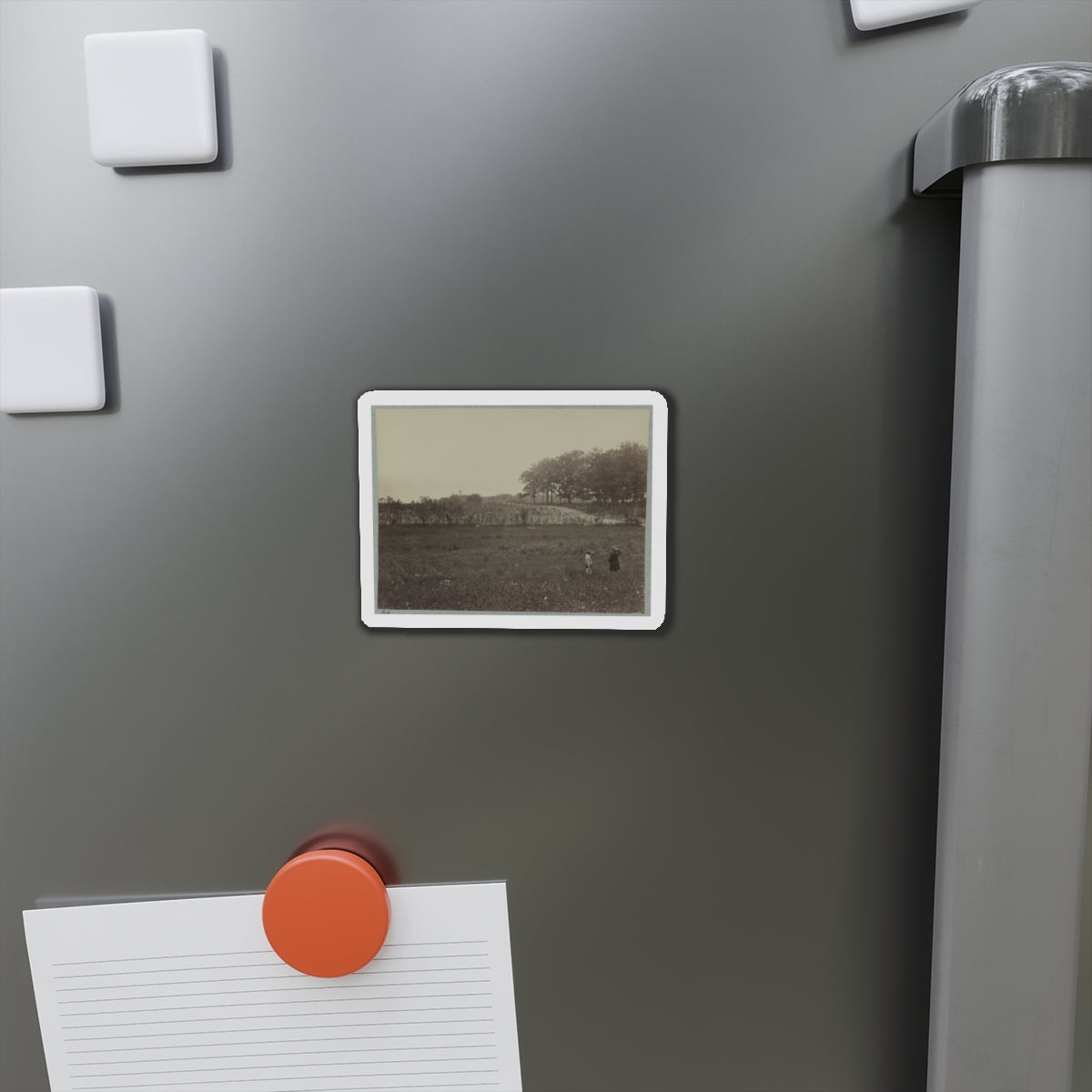 Battle-Field Of Gettysburg. Scene Of General Reynold's Death (U.S. Civil War) Refrigerator Magnet-The Sticker Space