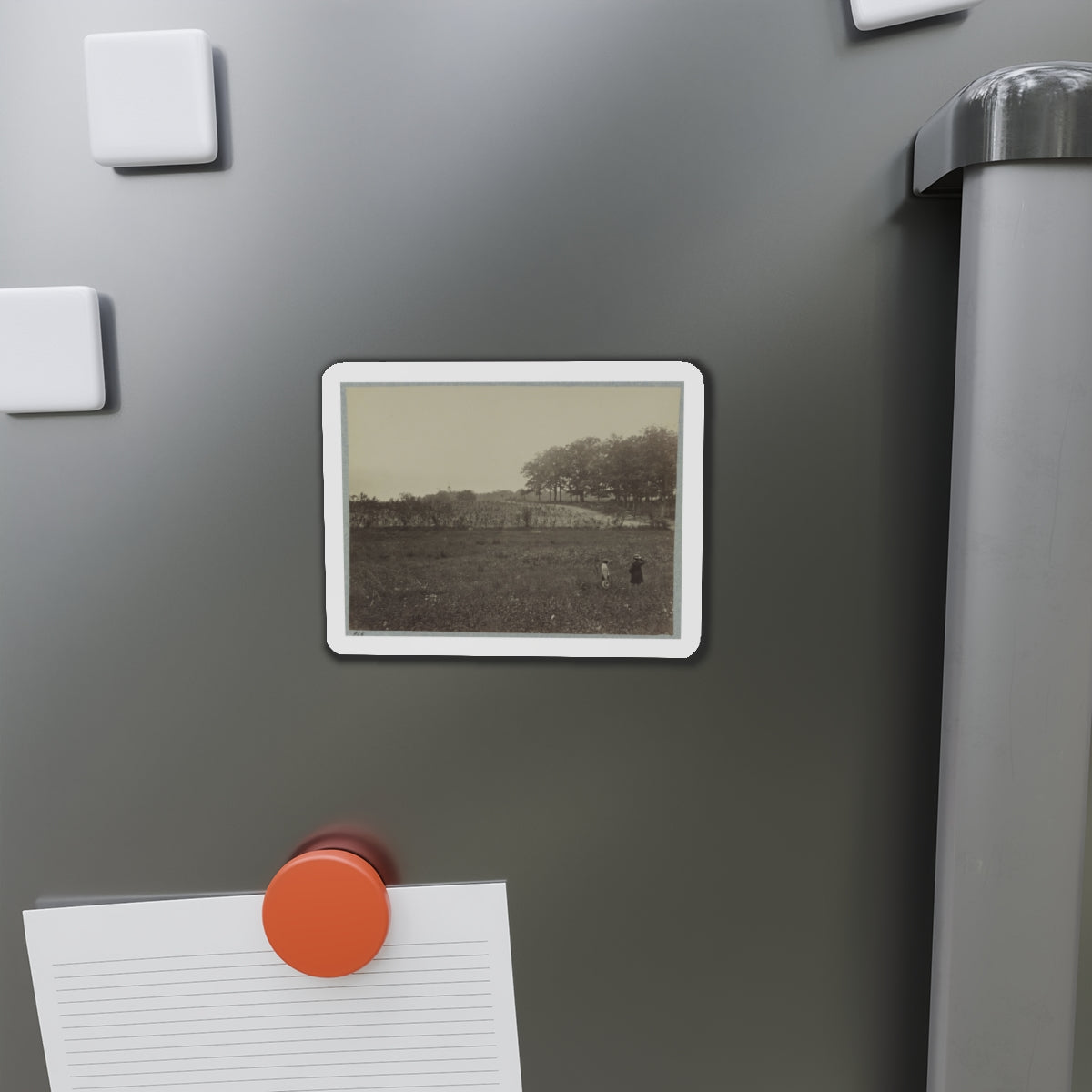 Battle-Field Of Gettysburg. Scene Of General Reynold's Death (U.S. Civil War) Refrigerator Magnet-The Sticker Space