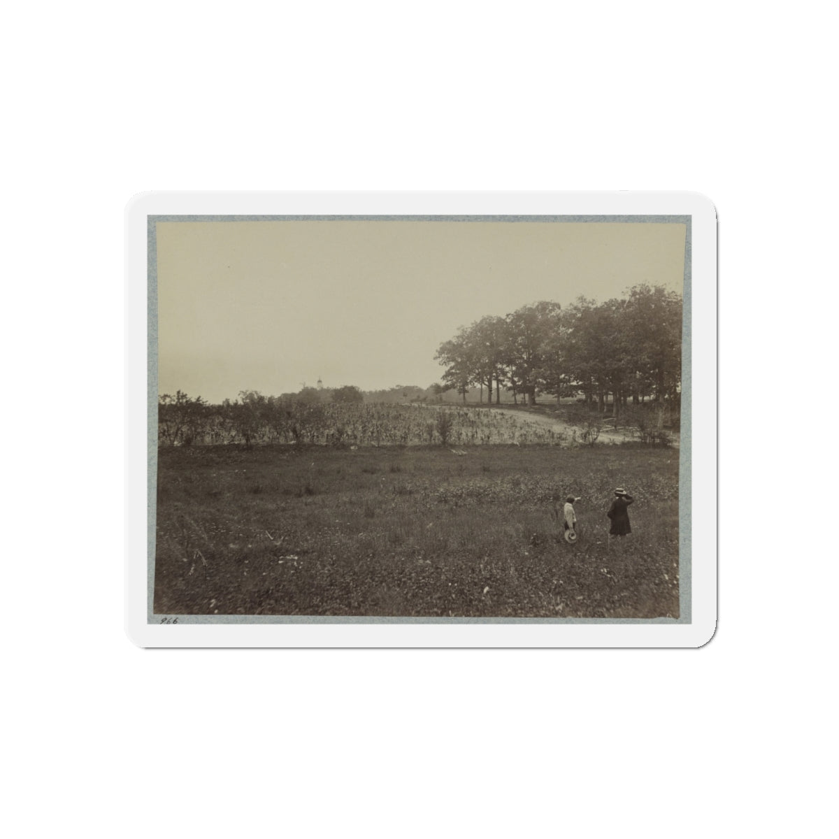 Battle-Field Of Gettysburg. Scene Of General Reynold's Death (U.S. Civil War) Refrigerator Magnet-5" x 5"-The Sticker Space