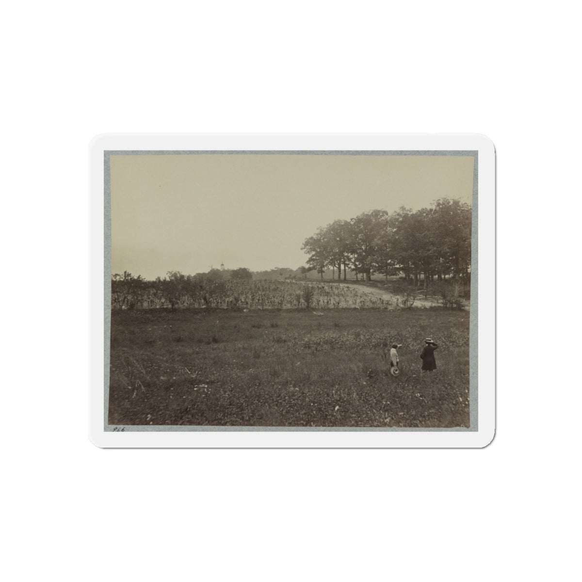 Battle-Field Of Gettysburg. Scene Of General Reynold's Death (U.S. Civil War) Refrigerator Magnet-6 × 6"-The Sticker Space