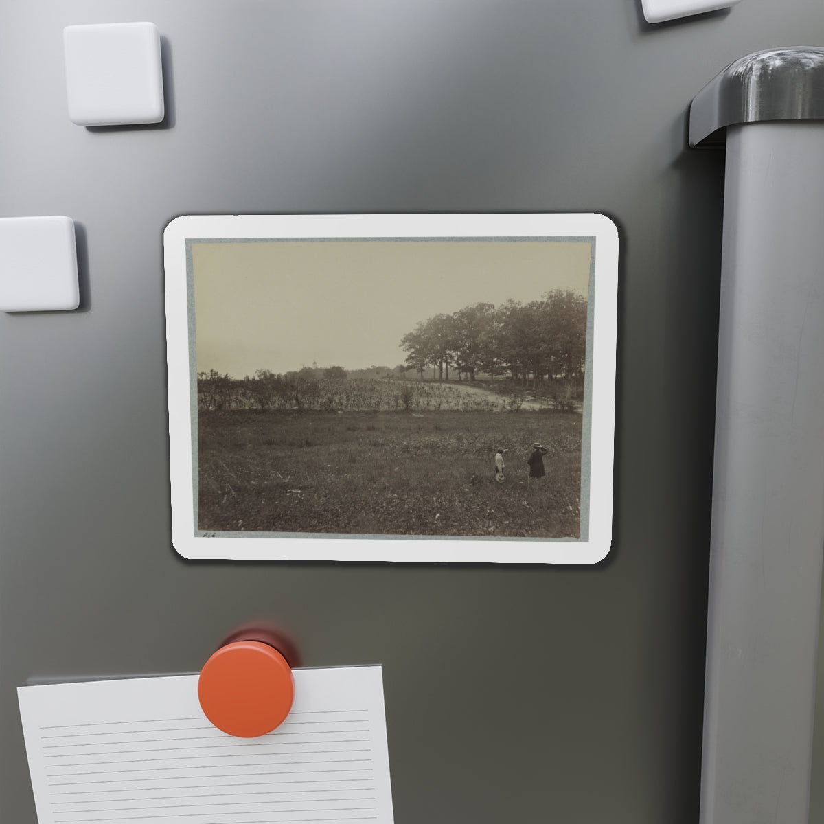 Battle-Field Of Gettysburg. Scene Of General Reynold's Death (U.S. Civil War) Refrigerator Magnet-The Sticker Space