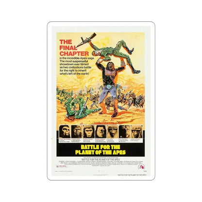 Battle for the Planet of the Apes 1973 Movie Poster STICKER Vinyl Die-Cut Decal - The Sticker Space
