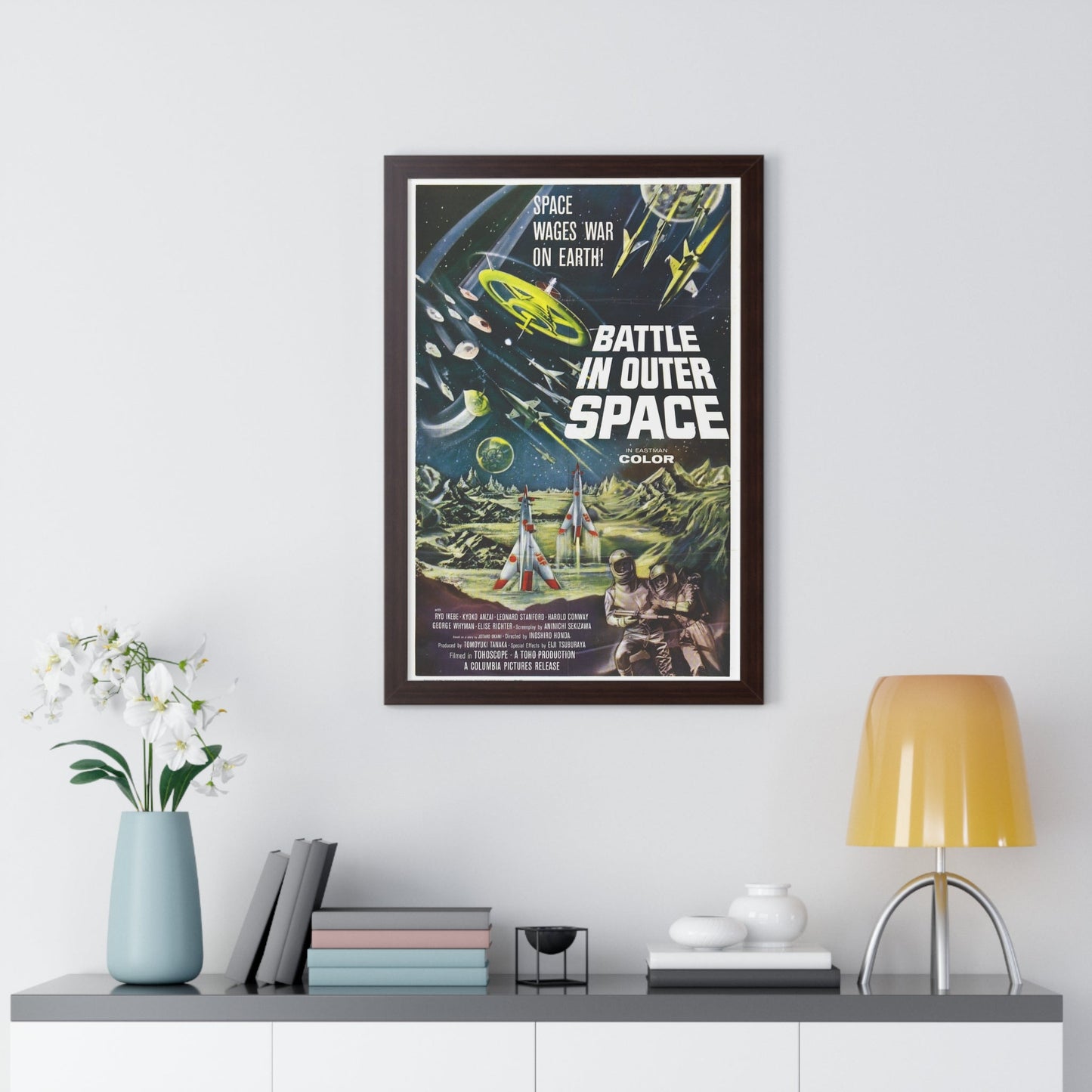 BATTLE IN OUTER SPACE 1959 - Framed Movie Poster-The Sticker Space