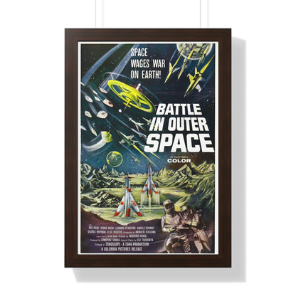 BATTLE IN OUTER SPACE 1959 - Framed Movie Poster-16″ x 24″-The Sticker Space