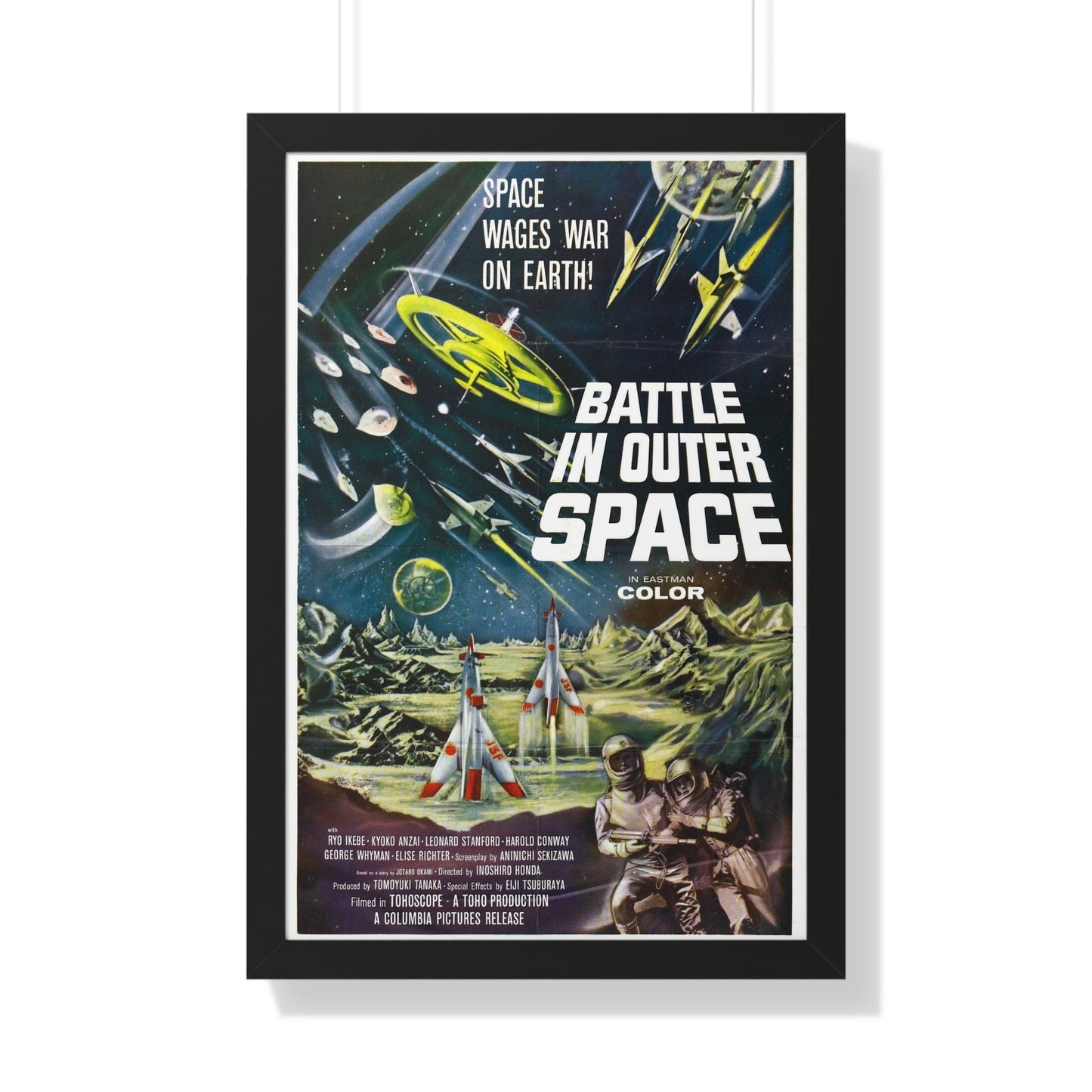 BATTLE IN OUTER SPACE 1959 - Framed Movie Poster-20" x 30"-The Sticker Space