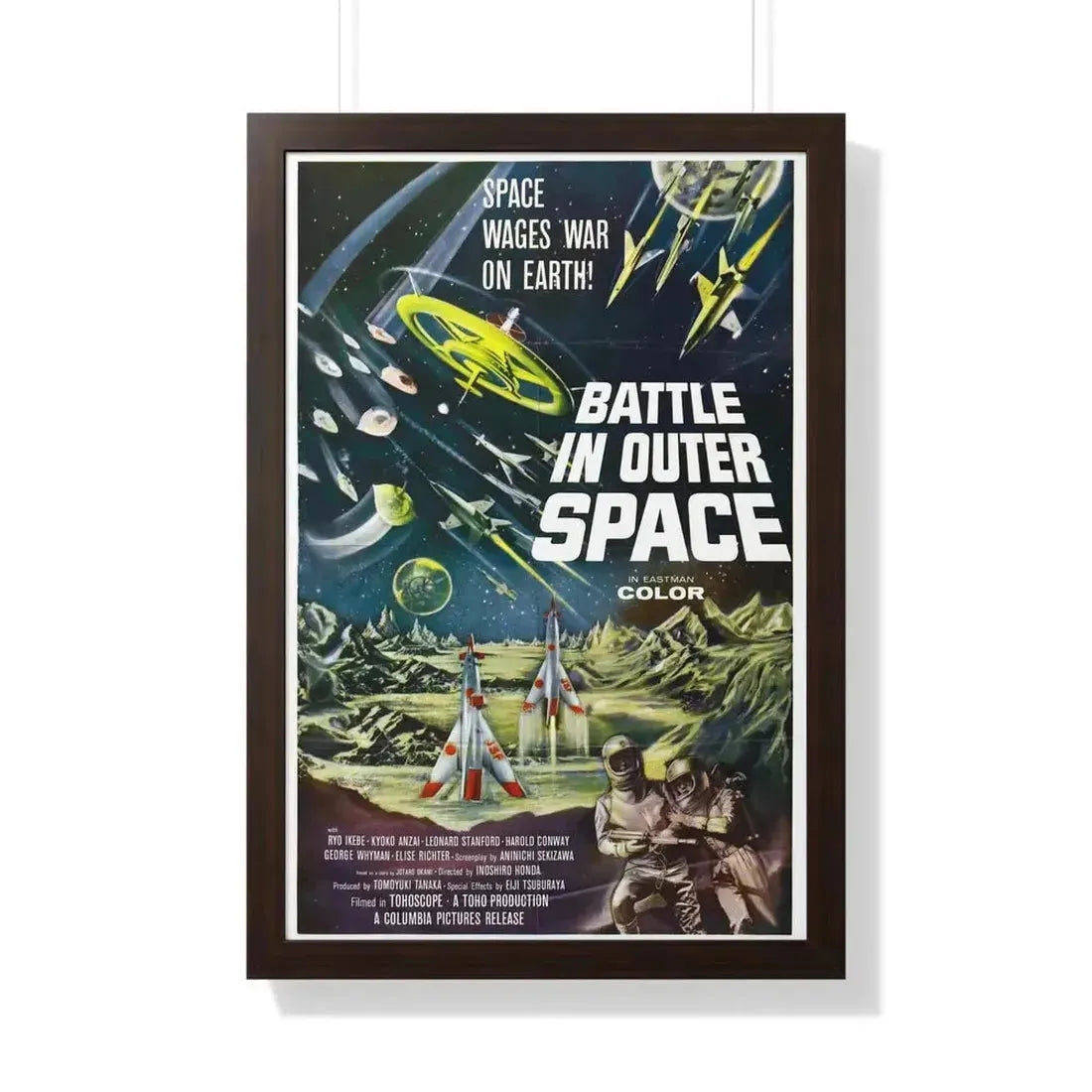 BATTLE IN OUTER SPACE 1959 - Framed Movie Poster - The Sticker Space