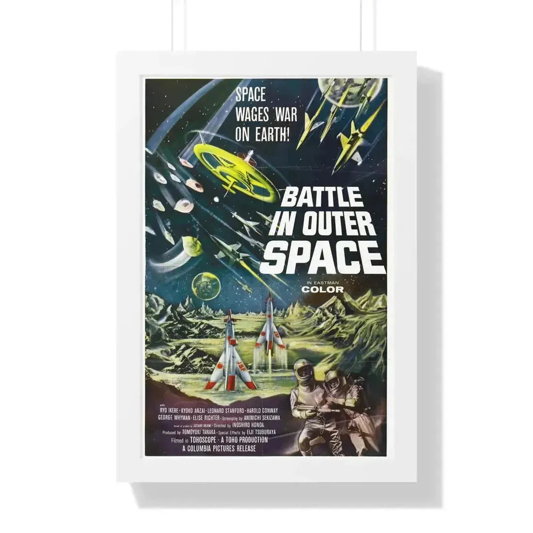 BATTLE IN OUTER SPACE 1959 - Framed Movie Poster - The Sticker Space