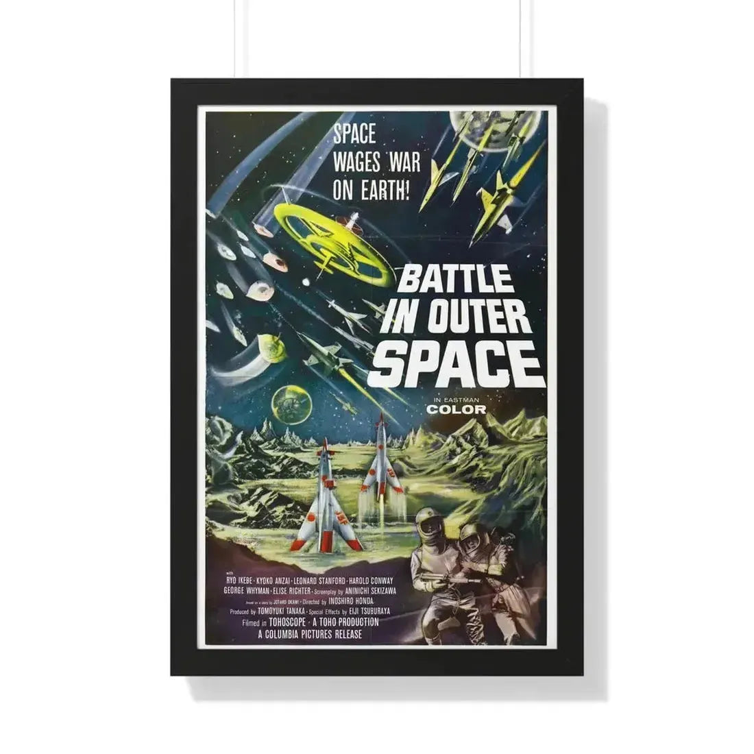 BATTLE IN OUTER SPACE 1959 - Framed Movie Poster - The Sticker Space