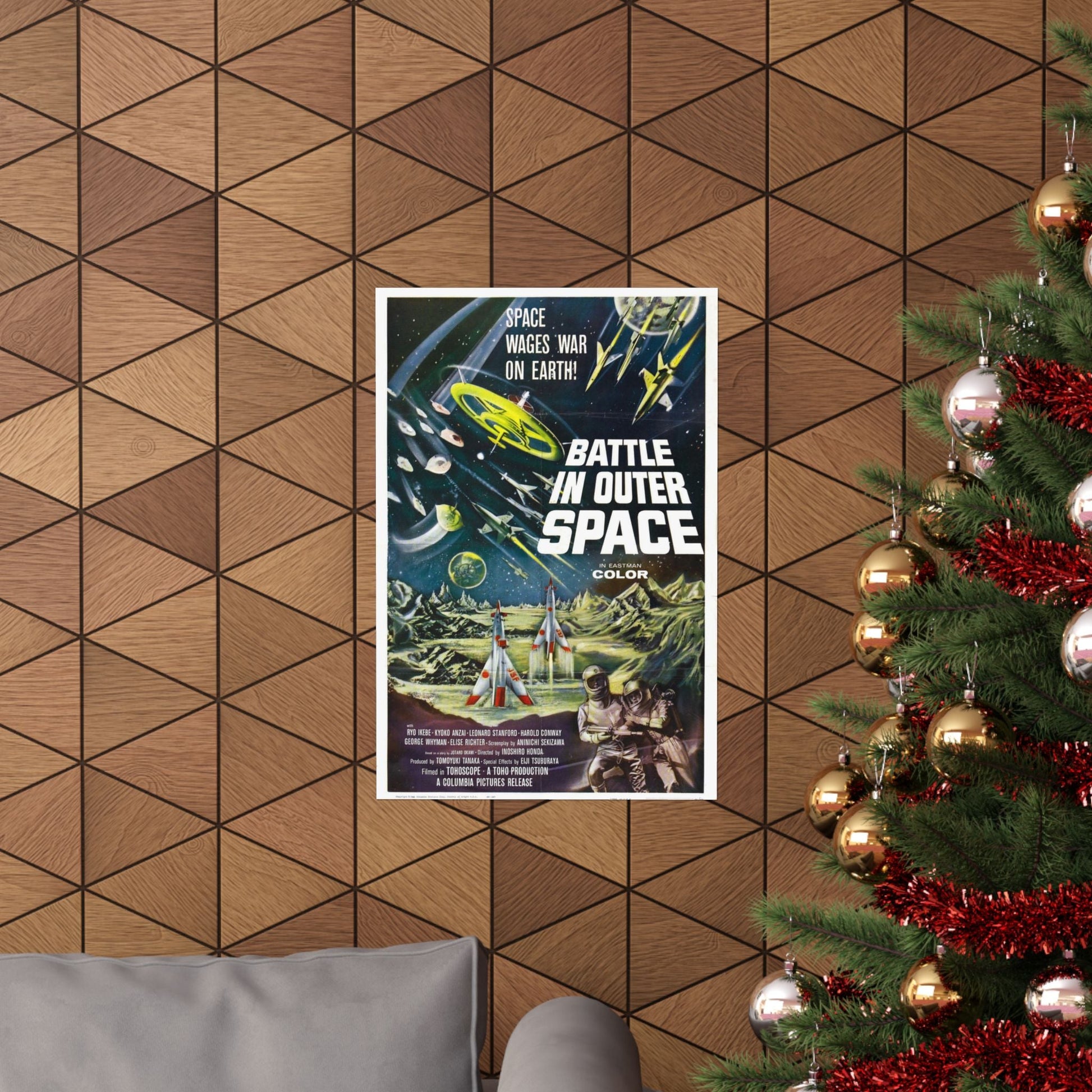 BATTLE IN OUTER SPACE 1959 - Paper Movie Poster-The Sticker Space