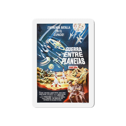 BATTLE IN OUTER SPACE (FRENCH) 1959 Movie Poster - Die-Cut Magnet-6 × 6"-The Sticker Space