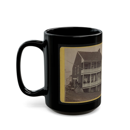 Battlefield Hotel, The Outer Post Of Sharp Shooters (U.S. Civil War) Black Coffee Mug