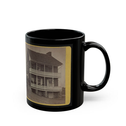 Battlefield Hotel, The Outer Post Of Sharp Shooters (U.S. Civil War) Black Coffee Mug