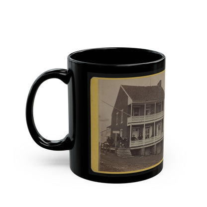 Battlefield Hotel, The Outer Post Of Sharp Shooters (U.S. Civil War) Black Coffee Mug