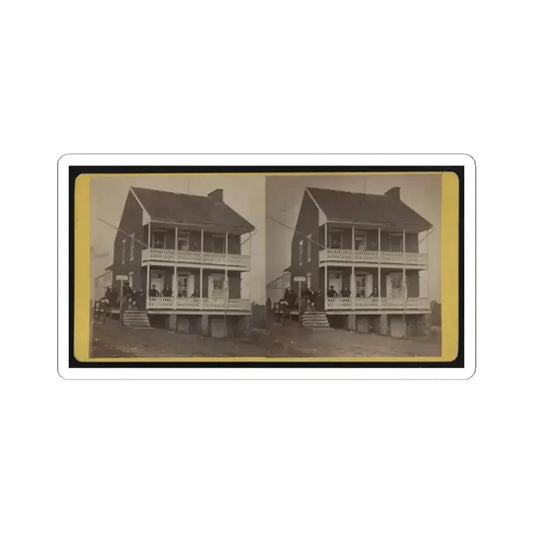 Battlefield Hotel, the Outer Post of Sharp Shooters (U.S. Civil War) STICKER Vinyl Kiss-Cut Decal 2 Inch White - The Sticker Space